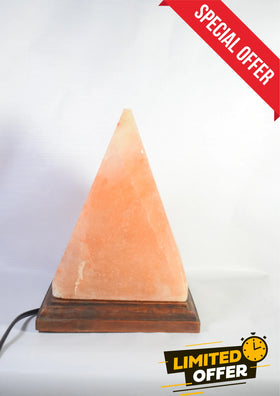 Pyramid Shape Himalayan Natural Salt Lamp