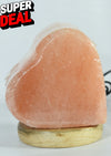 Heart Shaped Himalayan Salt Lamp with USB Plug