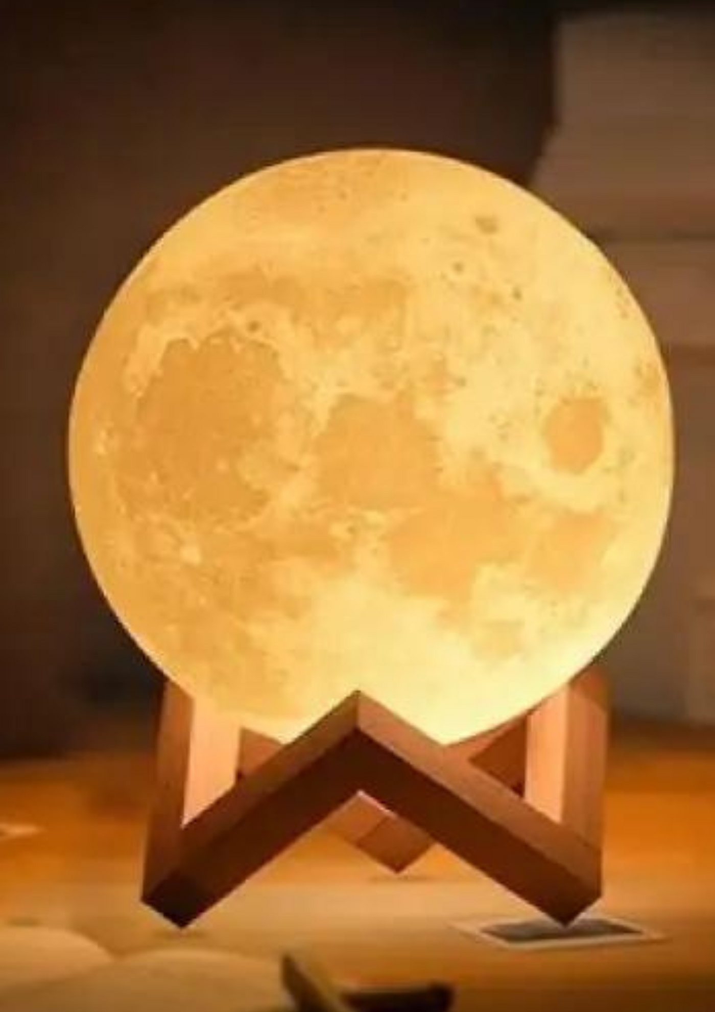 USB Moon lamp 7 color changing led lights Himalayan pink salt lamp