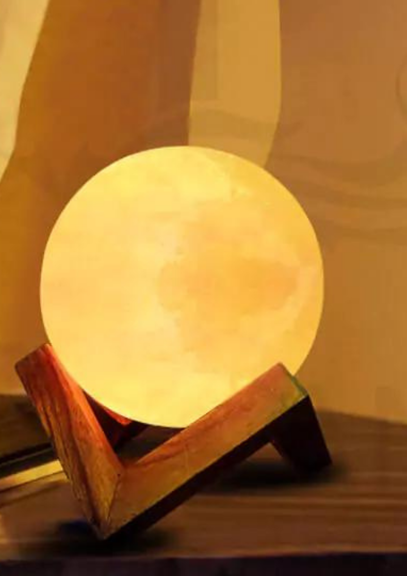 USB Moon lamp 7 color changing led lights Himalayan pink salt lamp