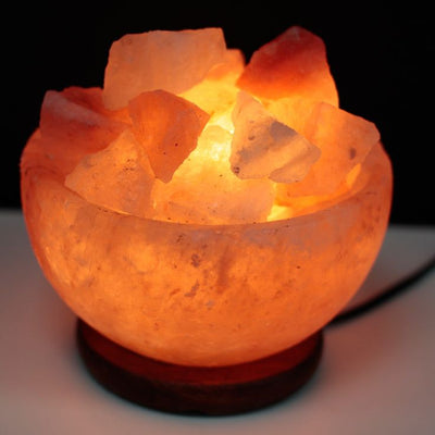 Himalayan Pink Salt Fire Bowl Lamp