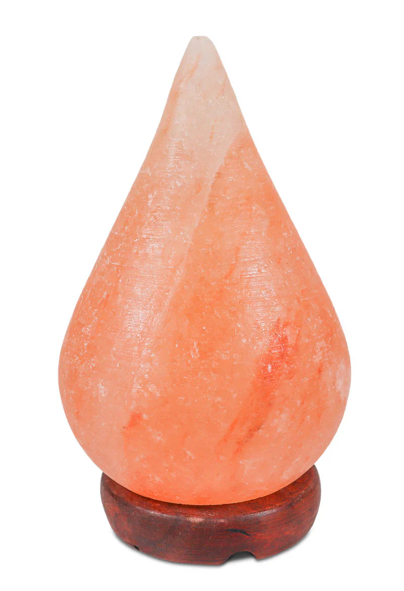 "Himalayan Salt Tear Drop Shape Lamp – Natural Salt Lamp Beauty"